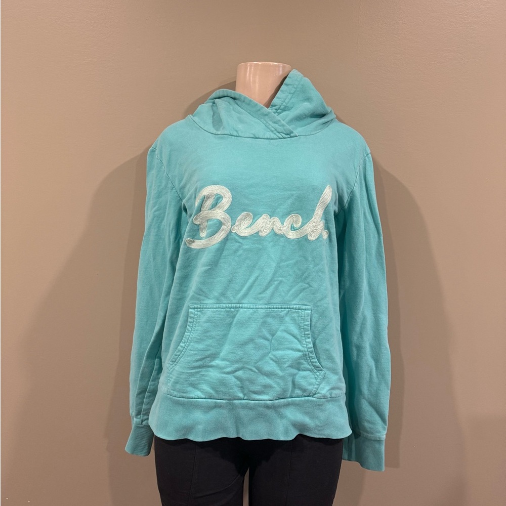 Bench / light aqua bench hoodie extra large